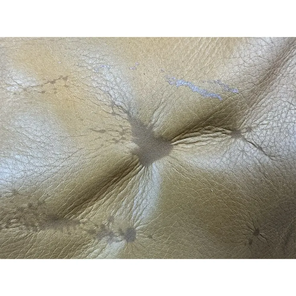 Kenneth Cole Reaction Leather Messenger Bag Tan Distressed for Repair